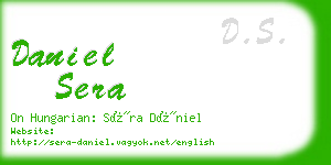 daniel sera business card